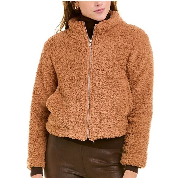 COLETTE ROSÉ Faux Sherpa Jacket - Picture 2 of 13